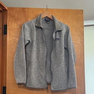 Patagonia Heather Gray Fleece Jacket